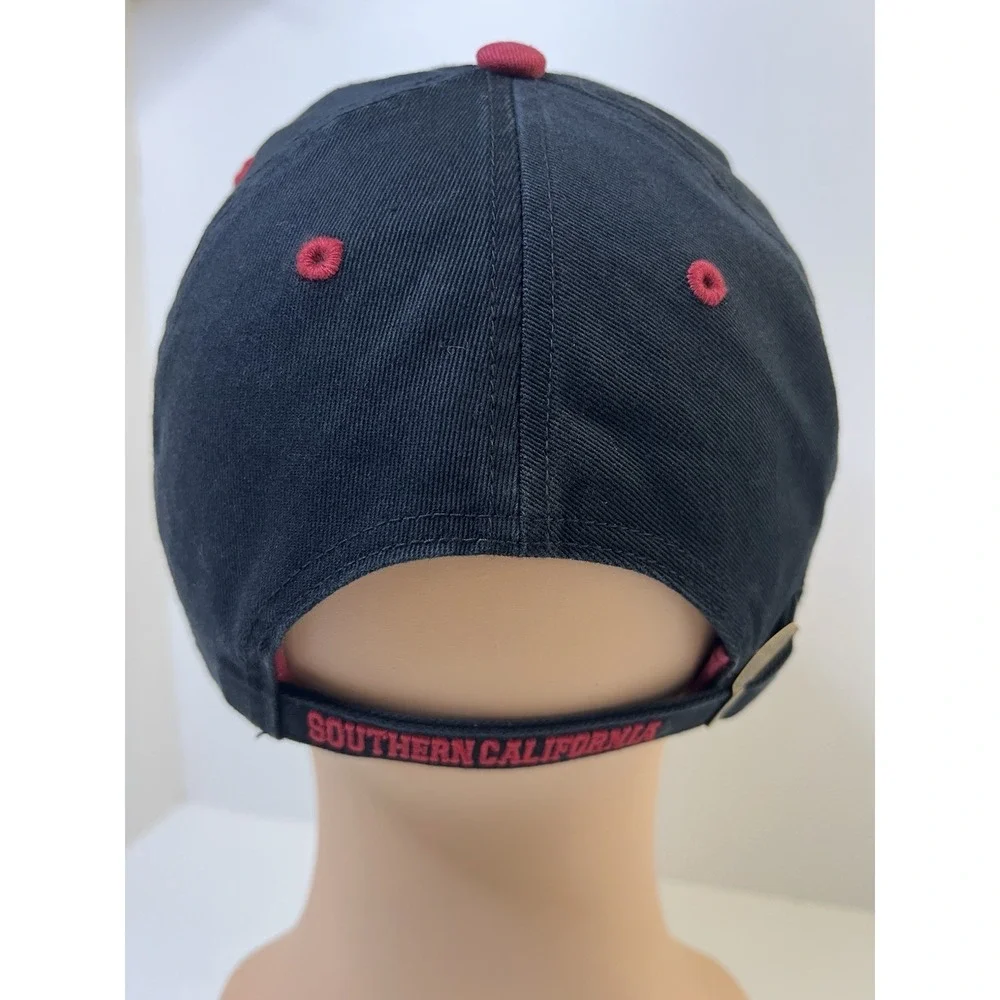 Usc Trojans Hat Men Strap Back Black 47 Brand Heritage OSFA